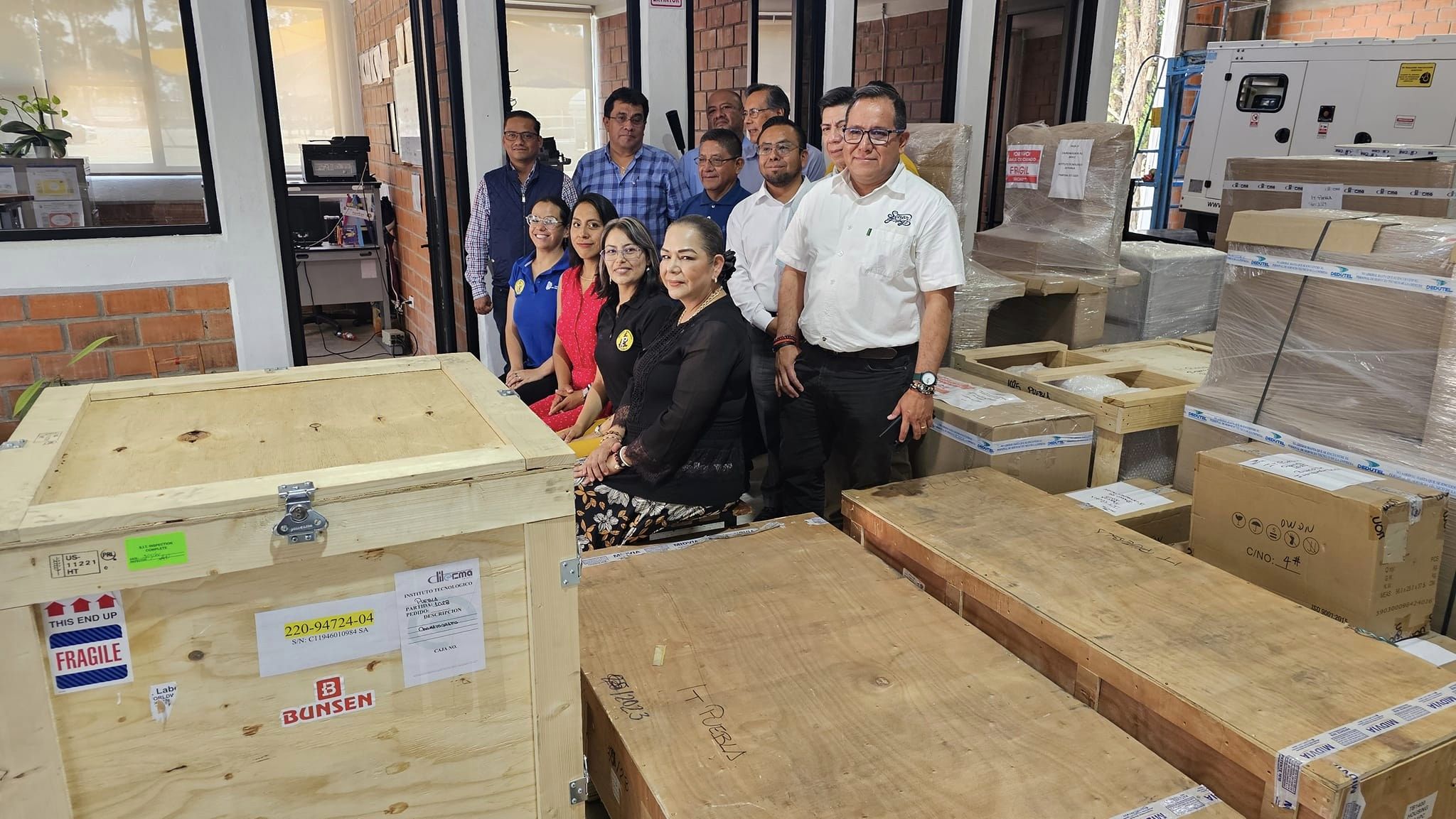 Se entrega equipo de Ingeniería Mecánica al TECNM Puebla.