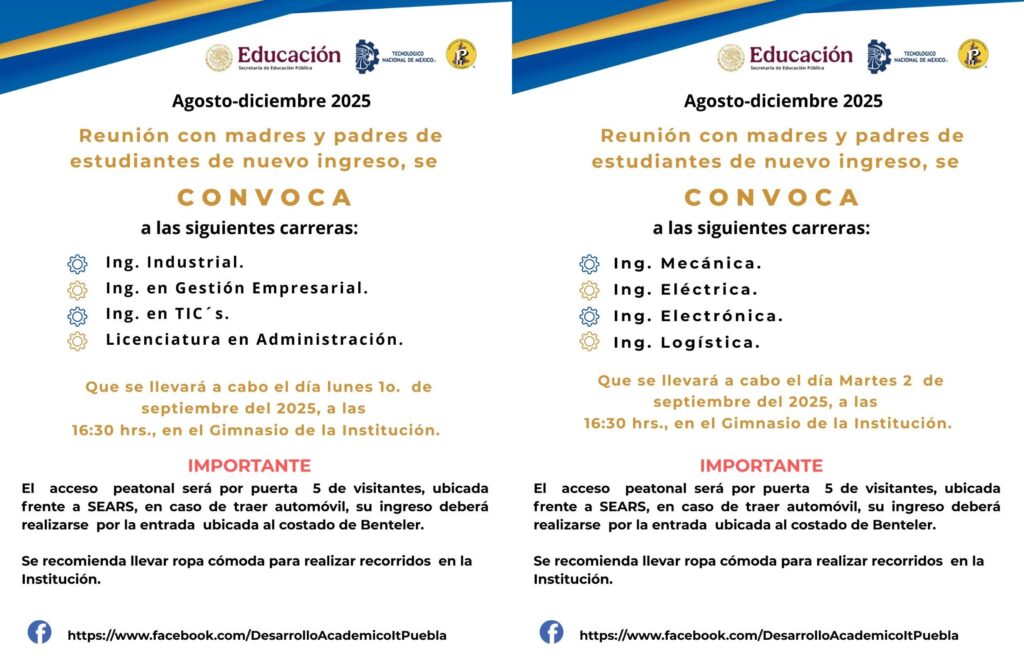 Invitación, nuevo ingreso.